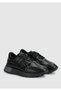 Siyah Deri Erkek Sneaker - 2