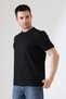 Men's Ribbed Slim Fit Crew Neck Solid Color T-Shirt - 3
