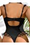 SİYAH TÜL BABYDOLL - 2