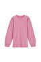 Pink Basic Girls' Snap-Crew Neck Winter Long Sleeve T-Shirt - 3