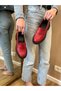 Mocasini rosii din piele - 5