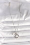 Silver Color Chain Openable Pearl Shell Shaped Women's Necklace (316L Steel) - 3