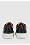 حذاء رياضي جلد أسود للرجال - 4