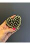 Zircon Stone Beaded Heart Arma Sewing Accessory 8X7 cm - 3