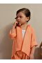 Rope Strap Stone Muslin Girl's Set - 3