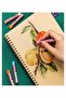 A3 Kraft Sketchbook Spiral 50 Sheets Charcoal Drawing Set Dough Eraser Fatih Graded Pencil Hobby - 8