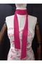 Luda Multifunctional Chiffon Scarf Neck Tie 150"3 Dark Fuchsia