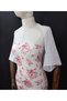 Ariane Chiffon Short-Sleeved Shawl White - 4