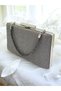 Anthracite Platinum Gray Non-Shedding Stone Sim 2026 New Season Evening Dress Bag Durable Stylish Wedding Engagement - 7