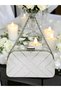 Ecru Gold Color Pearl Chain Handle Women's Evening Dress Bag Graduation Wedding Engagement - 7
