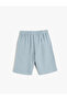 blue Basic Shorts - 2