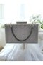 Anthracite Platinum Gray Non-Shedding Stone Sim 2026 New Season Evening Dress Bag Durable Stylish Wedding Engagement - 6