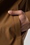 Laser Cut Seamless Bag Pocket Seasonal Thin Camel Coat 4150-06 - 7