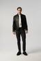 Baby Collar Washable Jumbo Leather Jacket Black 5020-201 - 2