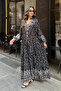 100% Viscose Bohemian Alaçatı Dress V-Neck Ethnic Patterned Viscose Dress Suitable for Modest Wear - 4