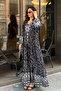 100% Viscose Bohemian Alaçatı Dress V-Neck Ethnic Patterned Viscose Dress Suitable for Modest Wear - 5