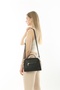Black Business Style 3 Pocket Lined Leather Bag - 6
