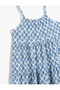 Thin strappy ethnic patterned mini skirt. - 3