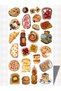 European Foods Sticker Set - Planner, Agenda, Laptop, Phone, Tablet, Bullet Journal Sticker - 6
