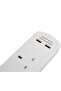 وصلة كهربائية سيف 3 فتحات 5 متر مع USB - 5