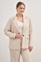 Lined Single Button Blazer - 4