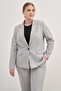 Lined Single Button Blazer