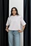 Powder Pink Cleef Padded Short T-Shirt