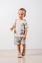 Baby Kids Green Cotton 2Pcs Shorts Set Trend Fashion Bottom Top Set - 2
