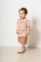 Baby Kids Skin Color Cotton 2-Piece Shorts Set Trend Fashion Bottom Top Set - 2
