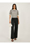 Ruffled Edge Sleeve Round Neck Regular Fit T-Shirt - 3
