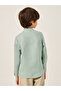 Plain Mandarin Collared Shirt with Pocket - 4