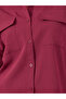 Button Down Spread Collar Oversized Shirt - 3