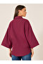 Button Down Spread Collar Oversized Shirt - 4