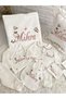 Embroidered Girl Hospital Exit Set - 2