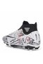 Laliga Black-White Sock Cleats Turf and Astroturf Football Shoes - 3