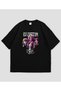 Unisex Oversize T-Shirt with Led Zeppelin Design