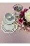Coffee presentation napkin, coffee side presentation embroidered coffee side 6 pieces fabric presentation napkin cocktail