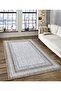 Shine M(115) Beige Fringeless Non-Slip Based Digital Printed Decorative Carpet 100X150