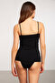 Women's Cotton & Modal 2 Pieces Black - 2 Pieces Skin Undershirt Set Lk.04E.T10.Ll.0723 - 6