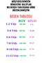You Can Buy Unisex Children's Beige Plush Jacket According to the Size Chart - 2