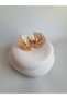 Gold Color Flower Earrings - 3