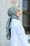 Premium Lux Original Monogram Shawl (Silk Voile, High Quality, Lightweight, Casual, Stylish, Testure Clothing) - 2