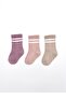 3 Pack Cotton Baby Socks / Striped Children's Socks - 3