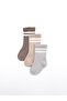 3 Pack Cotton Baby Socks / Striped Children's Socks - 2