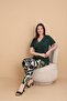 2-Piece Combination V-Neck Lace Detailed Bamboo Pajama Set - 3