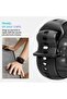 Liquid Air Pro for Apple Watch Series 10 (46mm) Case with Band Strap - Matte Black - 6