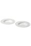 STOCKHOLM 2025 White Deep Plate 25cm (2 Pack) Fine China Dinnerware by IKEA