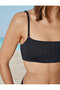 Top de bikini cu dungi - 5