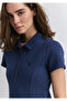 Polo Neck Navy Blue Dress 1310747-82318 - 5