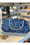 Luxury Stone-Embellished Shiny Evening Dress Bag